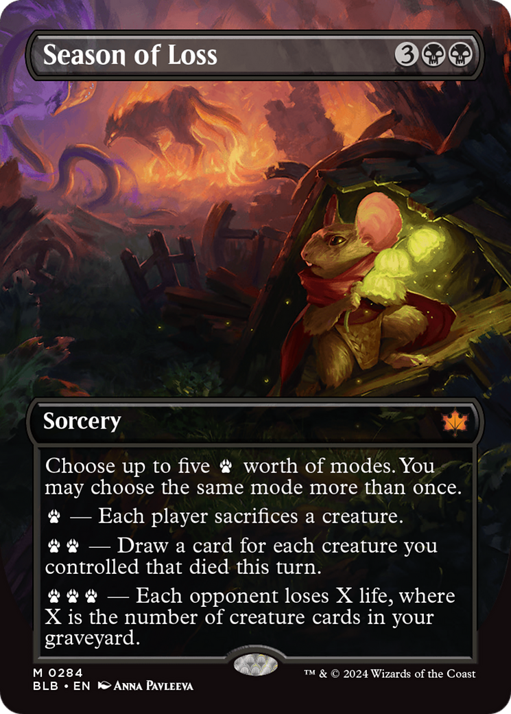 mtg bloomburrow showcase cards Valley Rotcaller (Showcase) [Bloomburrow] – Galaxy Games LLC main image 0