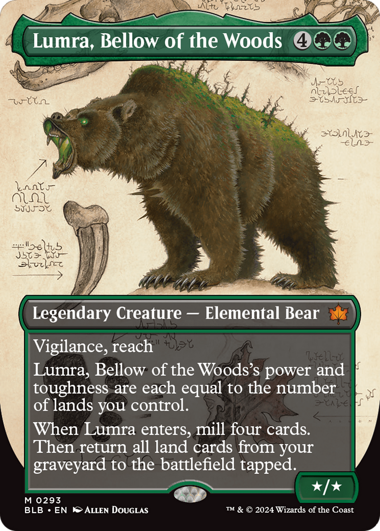 Lumra, Bellow of the Woods (BLB-293) - Bloomburrow: (Showcase