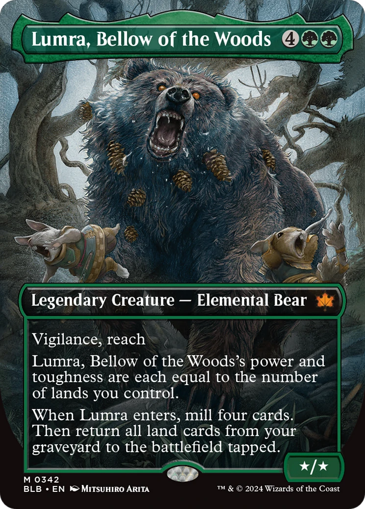 Lumra, Bellow of the Woods (BLB-342) - Bloomburrow (Borderless