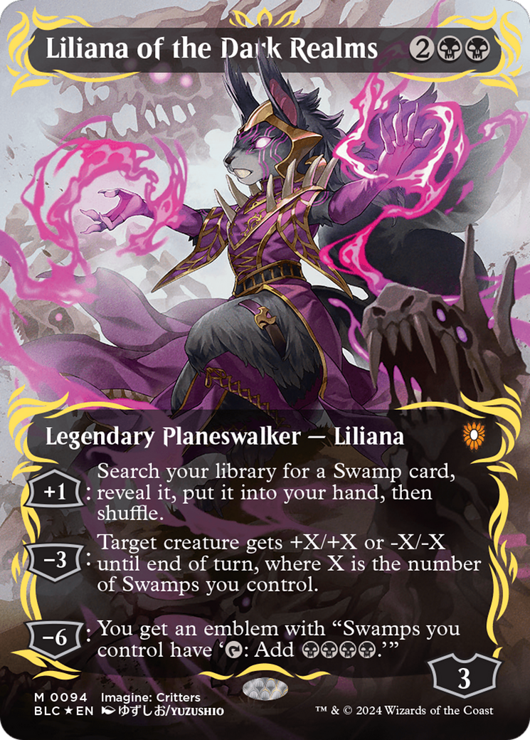 Liliana of the Dark Realms (BLC-094) - Bloomburrow Commander