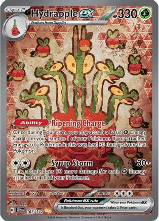 Hydrapple ex 167 - SV07 Stellar Crown Holofoil - Game Nerdz