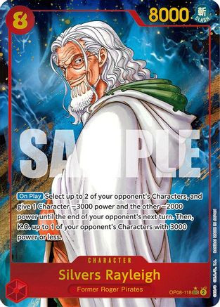 ワンピース カードゲーム ONE PIECE OP08 JP #118 SILVERS RAYLEIGH Silvers Rayleigh (Parallel) (OP08-118) Two Legends Foil - Game Nerdz