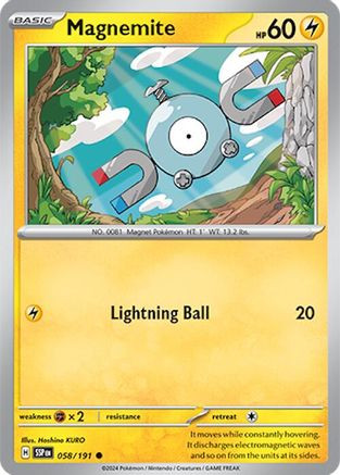 Magnemite 58 - SV08 Surging Sparks - Game Nerdz