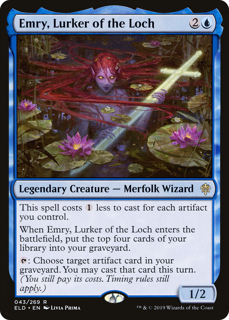 デュエルマスターズ - えみりー Emry, Lurker of the Loch (ELD-043) - Throne of Eldraine Foil
