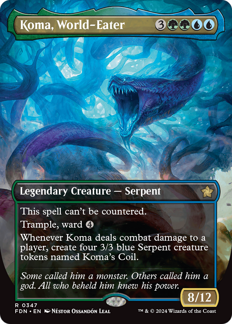Koma, World-Eater (FDN-347) - Foundations (Borderless) - Game Nerdz