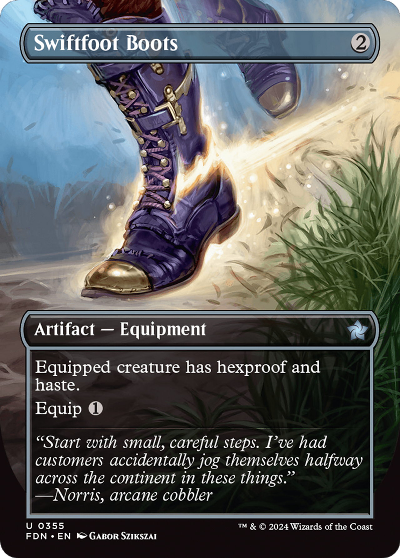 MTG Swiftfoot Boots 未開封パック Swiftfoot Boots | Kamigawa: Neon Dynasty Commander | Star