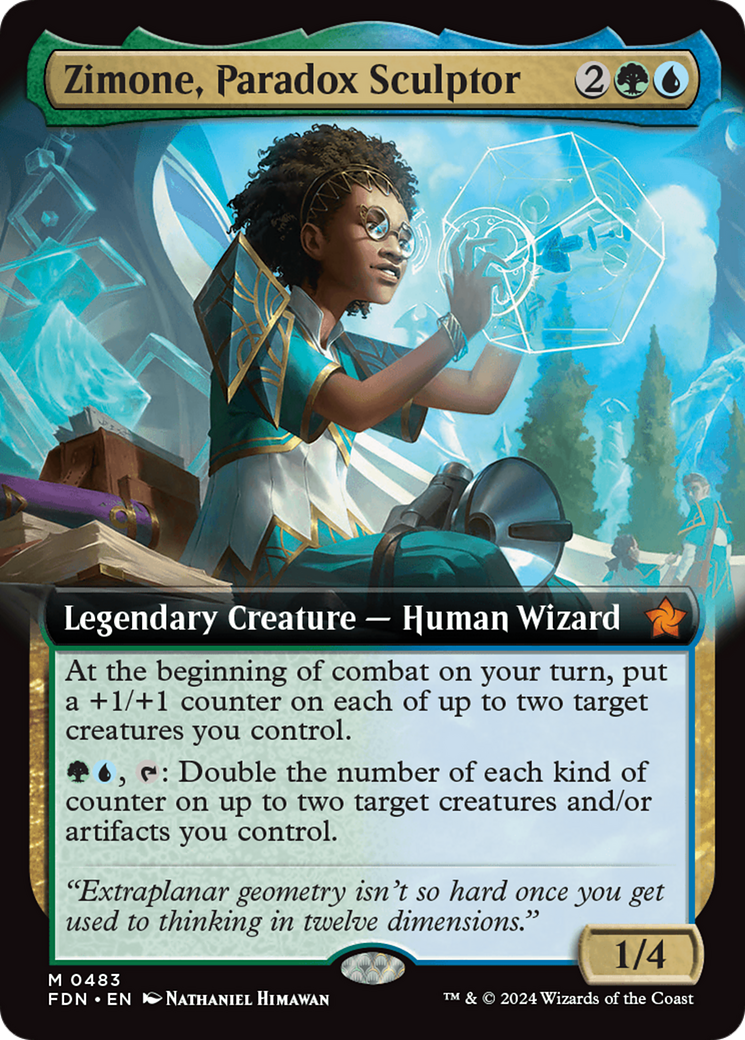 Zimone, Paradox Sculptor (FDN-483) - Foundations: (Extended Art