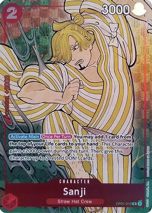 ワンピカード サンジ OP01-013 英語版 1st記念 PSA9 Sanji (English Version 1st Anniversary Set) (OP01-013) One Piece