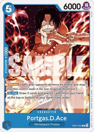 2024 ONE PIECE EN ポートガス・D・エース #053 Portgas.D.Ace (Tournament Pack 2024 Oct.-Dec.) (OP07-053) One
