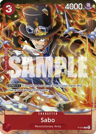 Sabo (Event Pack Vol. 4) (P-044) One Piece Promotion Cards Foil