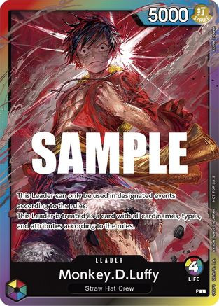 Monkey.D.Luffy (Leader Pack) (Sealed Battle 2023 Vol. 1) One Piece  Promotion Cards - Game Nerdz