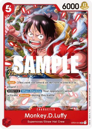 Monkey.D.Luffy (Tournament Pack Vol. 5) (ST01-012) One Piece