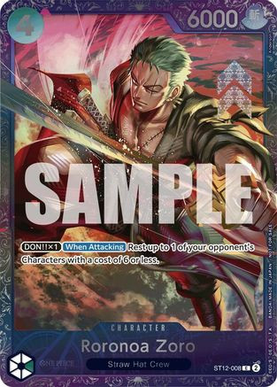 Roronoa Zoro (Treasure Cup 2024) (ST12-008) One Piece Promotion
