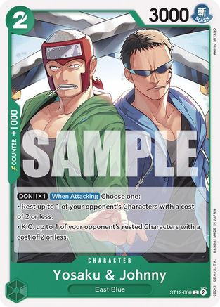 Yosaku & Johnny (ST12-006) Starter Deck 12: Zoro and Sanji - Game Nerdz Yosaku & Johnny (ST12-006) Starter Deck 12: Zoro and Sanji - Game Nerdz