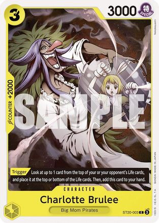 Charlotte Brulee (ST20-003) Starter Deck 20: YELLOW Charlotte Katakuri -  Game Nerdz