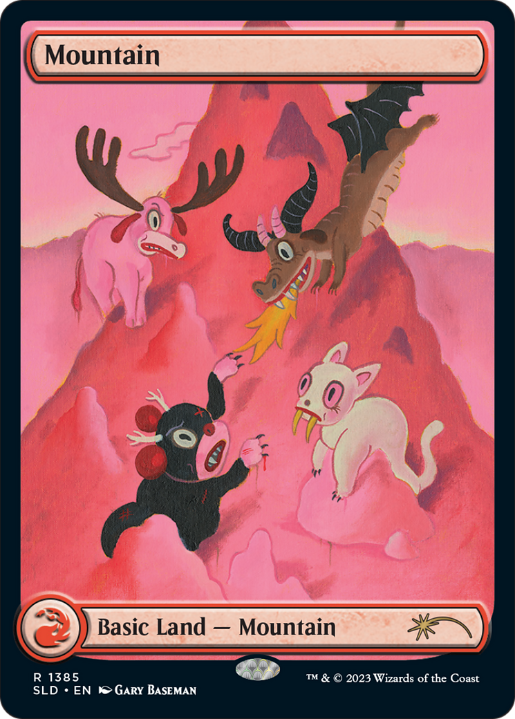 Mountain (SLD-1385) - Secret Lair Drop: (Full Art) - Game Nerdz