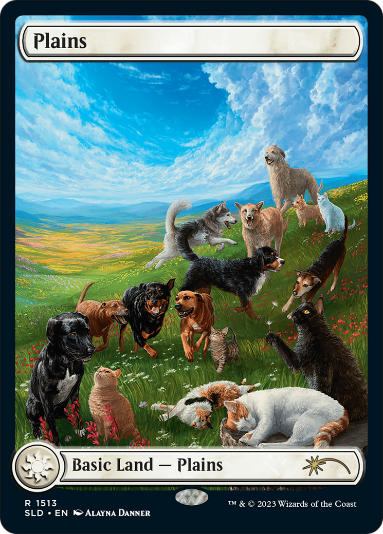 Plains (SLD-1513) - Secret Lair Drop: (Full Art) Foil - Game Nerdz