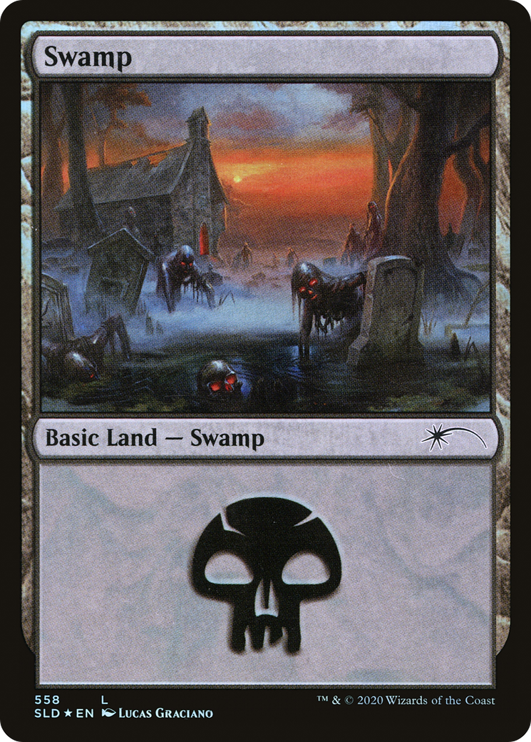 Swamp (SLD-558) - Secret Lair Drop Foil - Game Nerdz