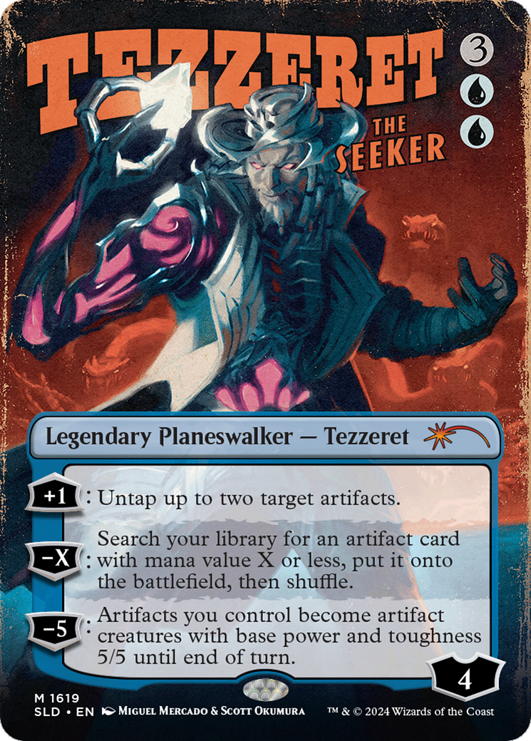 Tezzeret the Seeker (SLD-1619) - Secret Lair Drop (Borderless