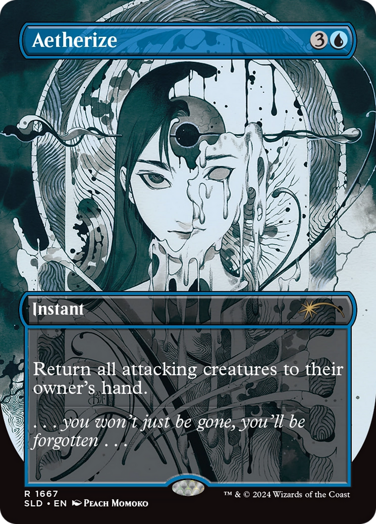Aetherize (SLD-1667) - Secret Lair Drop (Borderless) Foil - Game Nerdz