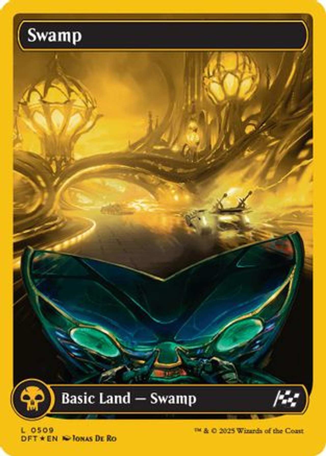 Swamp (0509) (First-Place Foil) (DFT-509) - Aetherdrift Foil