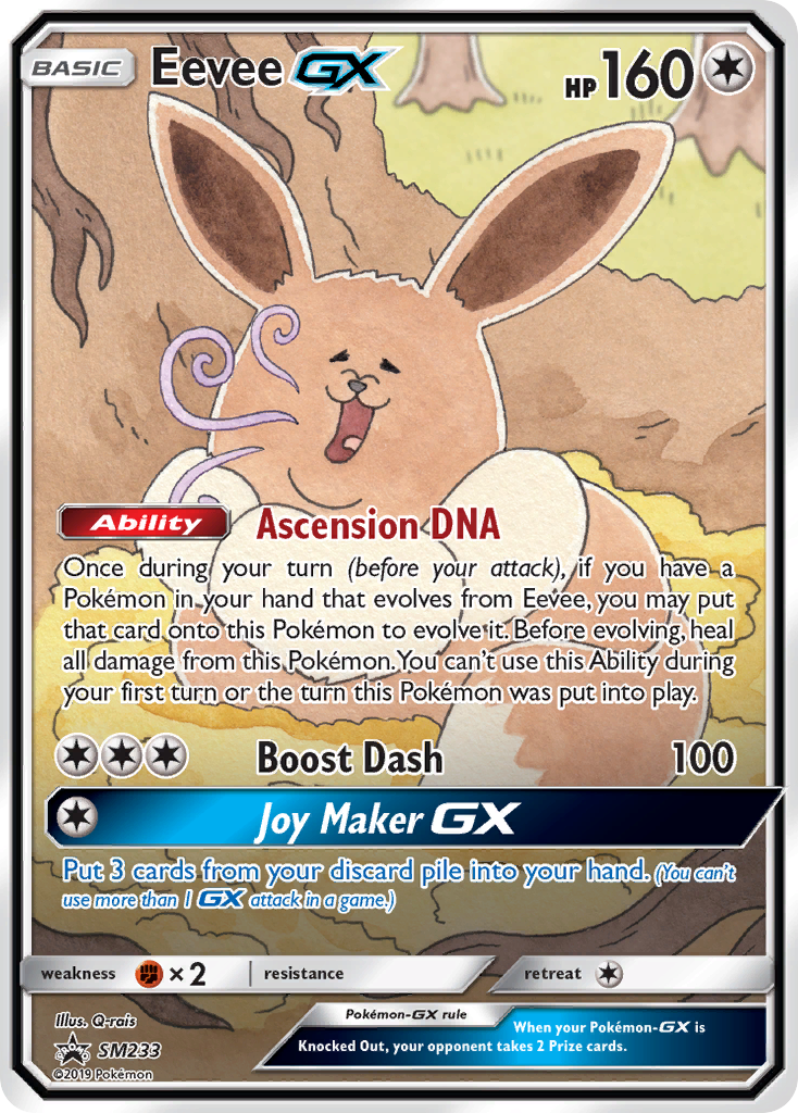 Eevee-GX SM233/248 - SM Black Star Promos Holofoil (LP) - Game Nerdz
