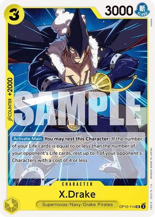 X.Drake (OP10-114) Royal Blood - Game Nerdz
