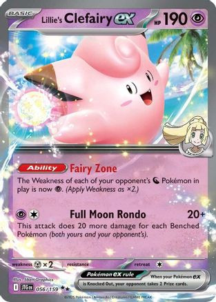 Lillie's Clefairy ex - 056/159 56 - SV09 Journey Together Holofoil