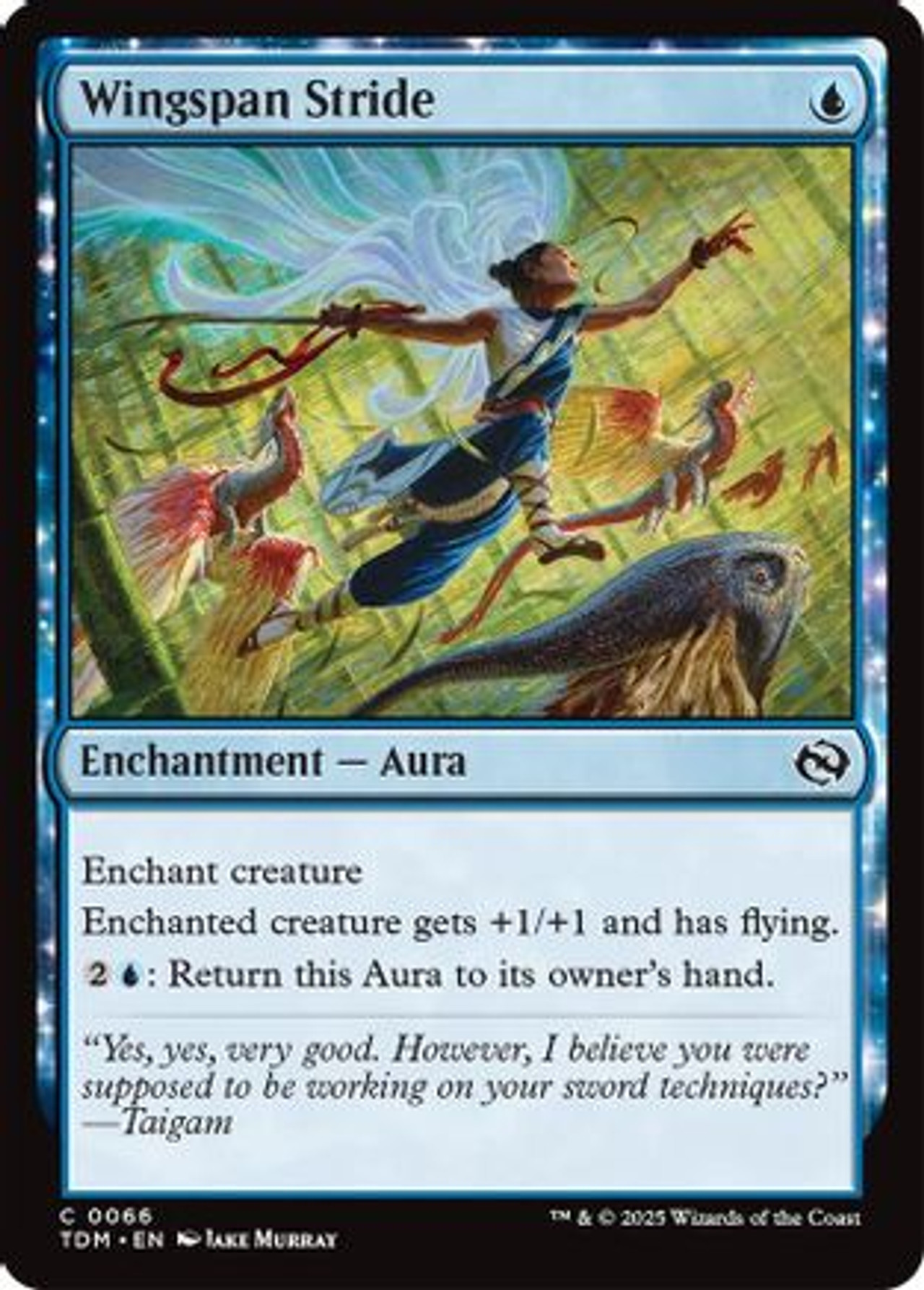 MTG 手甲 Foil Wingspan Stride (TDM-066) - Tarkir: Dragonstorm Foil - Game