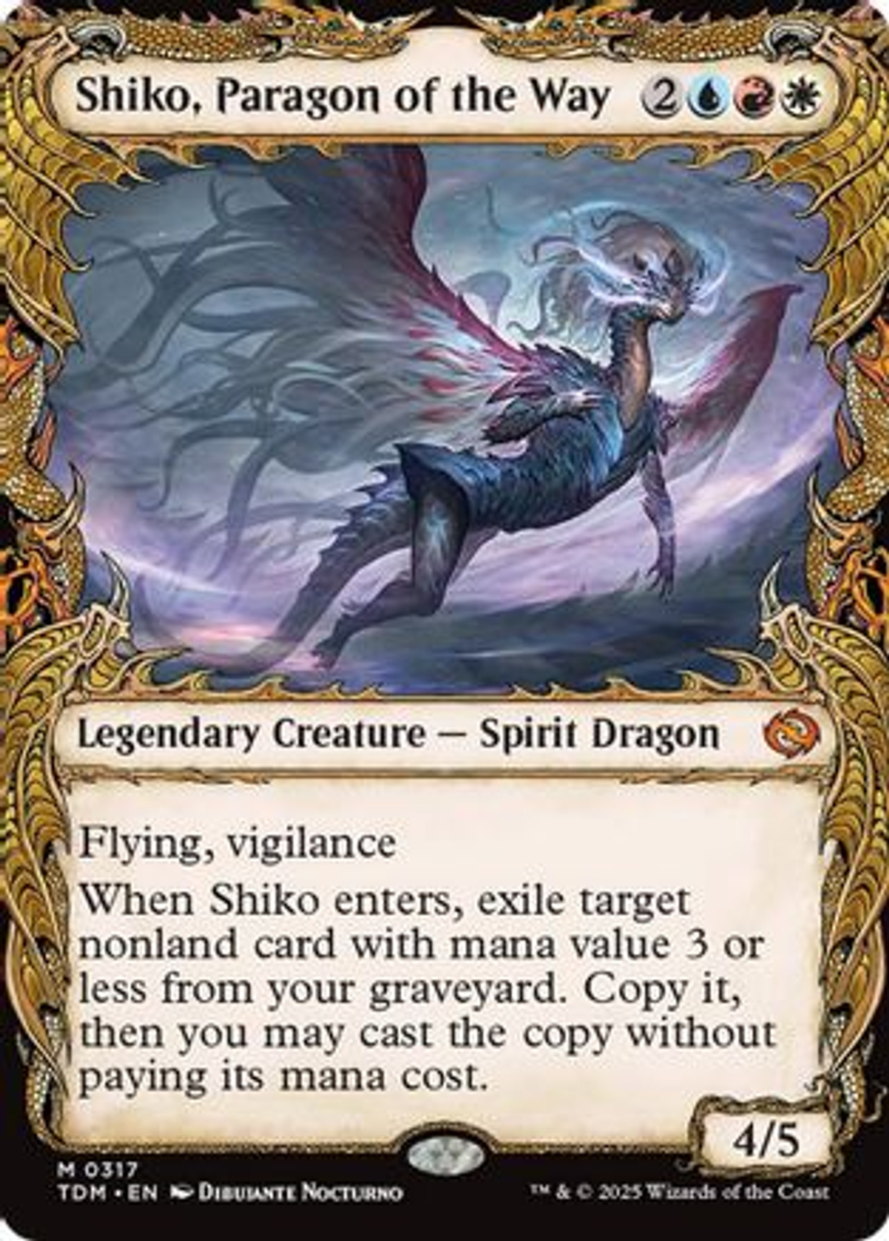 Shiko, Paragon of the Way (Showcase) (TDM-317) - Tarkir