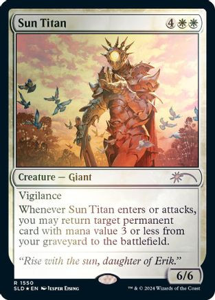 mtg titan cards Sun (Rainbow Foil) (SLD-1550) - Secret Lair Drop Series Foil The Gathering (MTG) trading and collectible card game (TCG/CCG) Everything in Magic is Now
