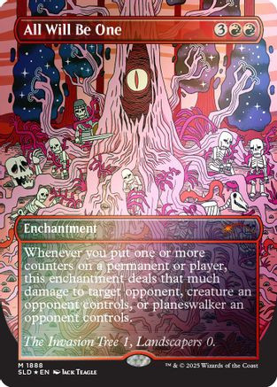 All Will Be One (Rainbow Foil) (SLD-1888) - Secret Lair Drop