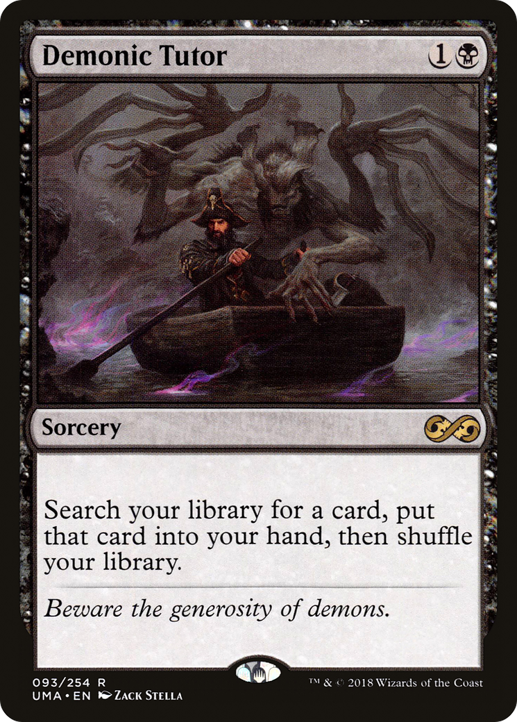 Demonic Tutor (UMA-093) - Ultimate Masters Foil - Game Nerdz