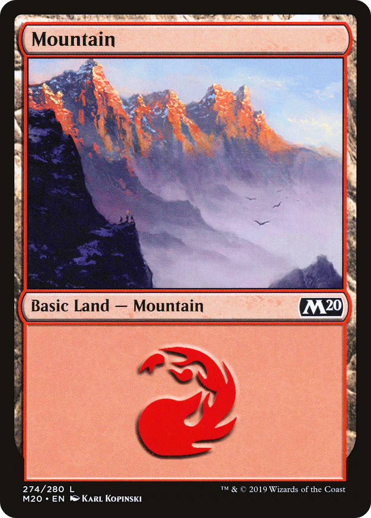Mountain (M20-274) - Core Set 2020 - Game Nerdz