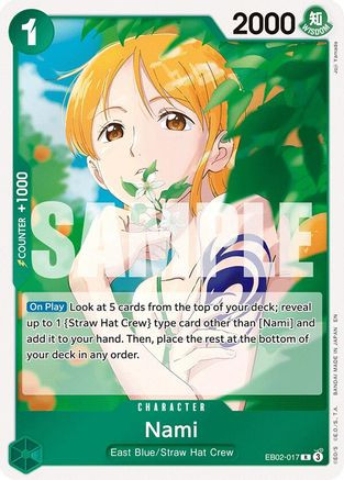 Nami (EB02-017) Extra Booster: Anime 25th Collection Foil - Game Nerdz