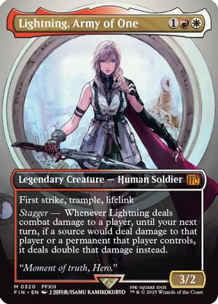 Lightning, Army of One (Borderless) (0320) (FIN-320) - FINAL