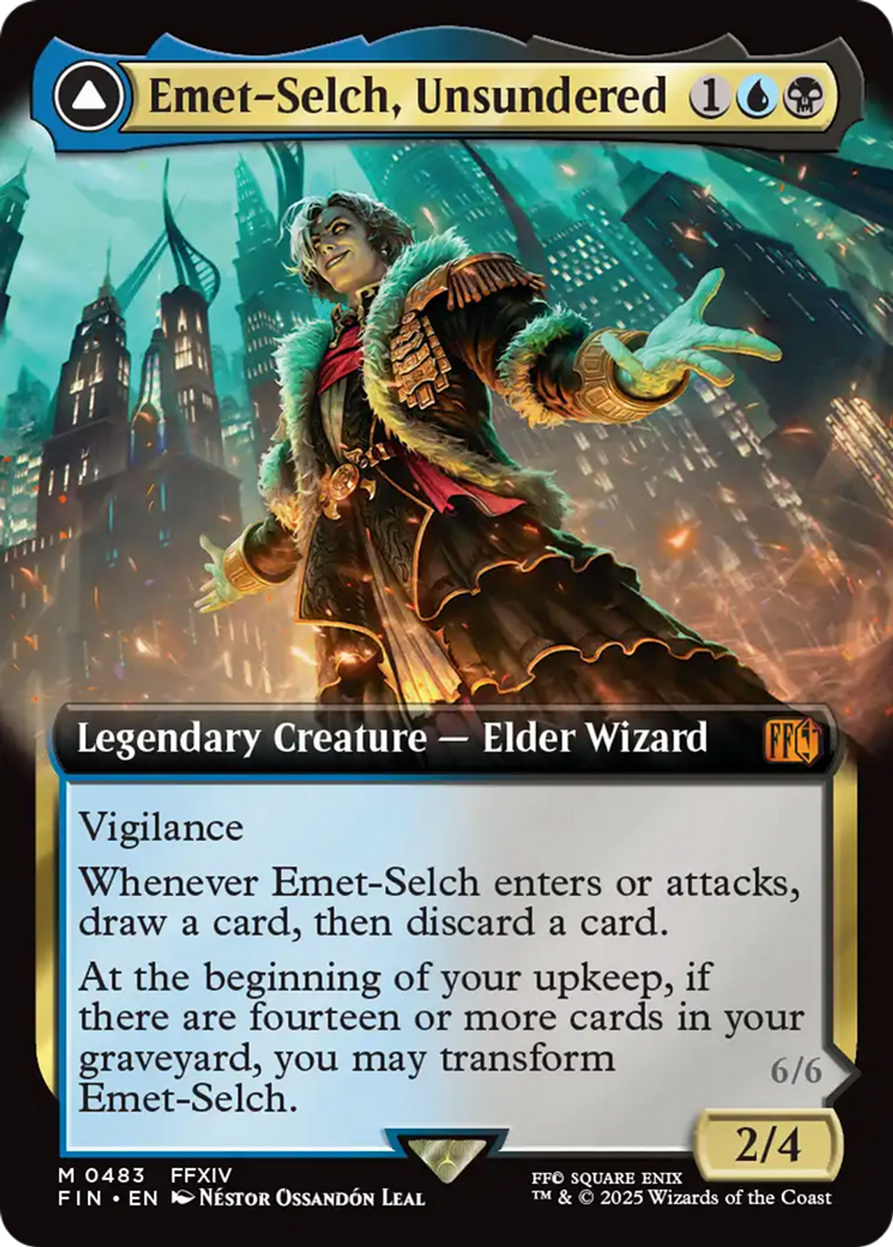 オリジナル、アシエン・エメトセルク/Emet-Selch, Unsundered Emet-Selch, Unsundered // Hades, Sorcerer of Eld (FIN-483