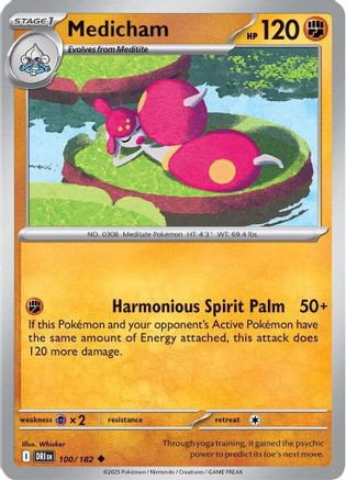 medicham pokemon card Medicham 079/142 NM / M - Stellar Crown Pokemon Card