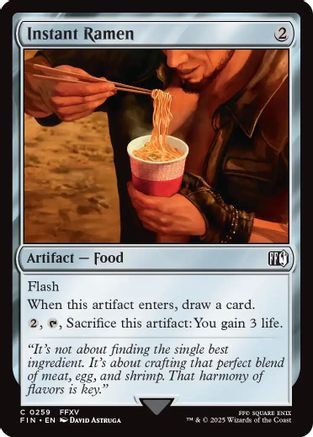 Instant Ramen (FIN-259) - FINAL FANTASY Foil - Game Nerdz