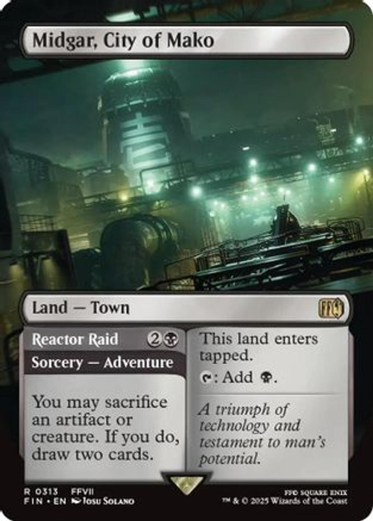 MTG middle ages 未開封 Midgar, City of Mako (Borderless) (FIN-313) - FINAL FANTASY