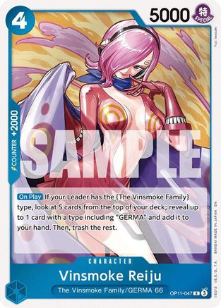 Vinsmoke Reiju (OP11-047) A Fist of Divine Speed Foil - Game Nerdz