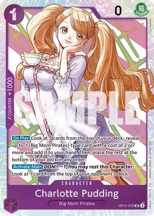 【初版】Charlotte 1～5 Charlotte Pudding (OP11-070) A Fist of Divine Speed Foil - Game Nerdz