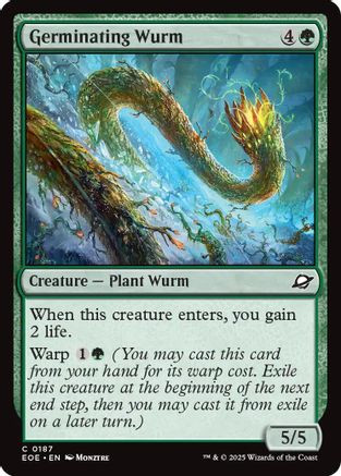 cards with warp mtg Shadow in the | (Surge Foil) | Universes Beyond: Warhammer 40,000 | (40K) | Magic: The Gathering they put it onto the battlefield Magic The Gathering Trading Card