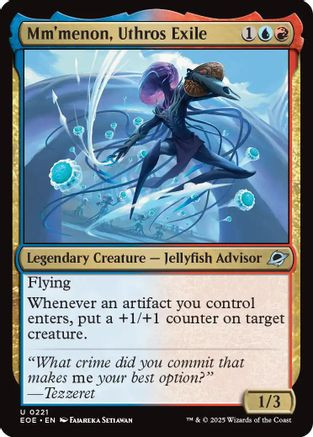 Mm'menon, Uthros Exile (EOE-221) - Edge of Eternities Foil - Game Nerdz