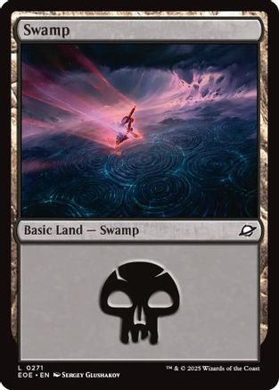 MTG SLP 0033 沼 / Swamp Foil Magic Con C Swamp Promo - Secret Lair Showdown (SLP) #33 - MagicCon 2025