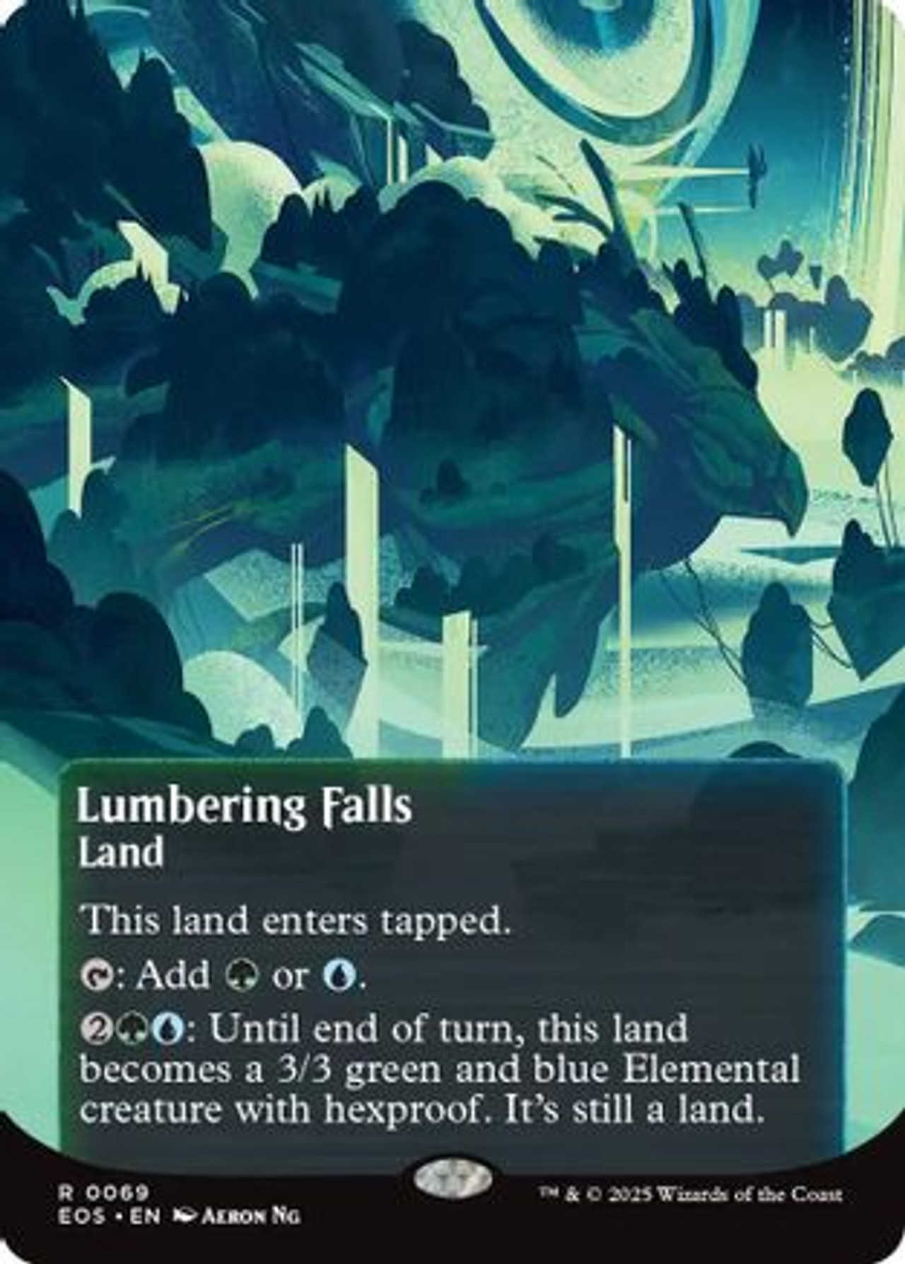★ason★ FOREST LAYERED T P0000BRD000A Lumbering Falls (0056) (Borderless) (EOS-069) - Edge of