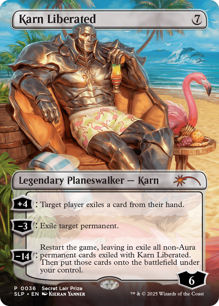 mtg restart the game cards Karn Liberated (SLP-036) - Secret Lair Showdown (Borderless) Target player exiles a card from their hand mtg cards that restart the