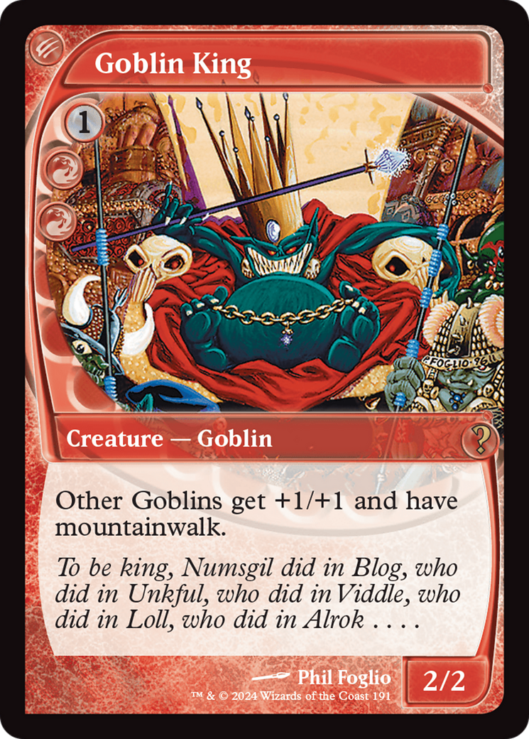 Goblin King (MB2-191) - Mystery Booster 2 Foil - Game Nerdz