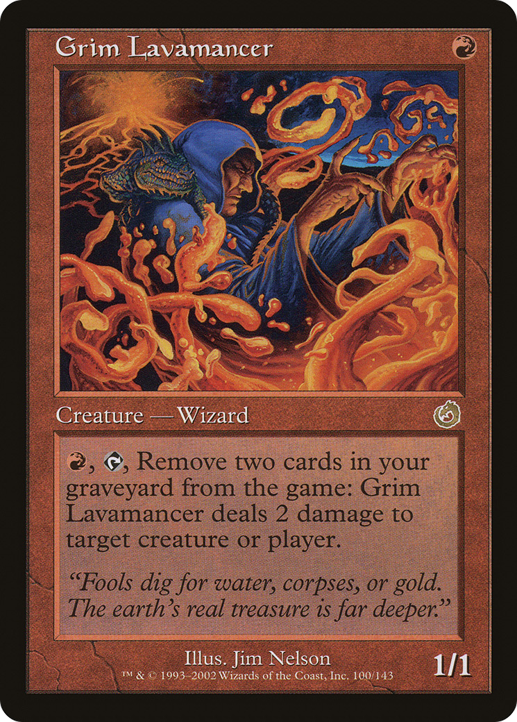 mtg Foil 渋面の溶岩使い/Grim Lavamancer》[TOR 英語 Grim Lavamancer (TOR-100) - Torment Foil - Game Nerdz