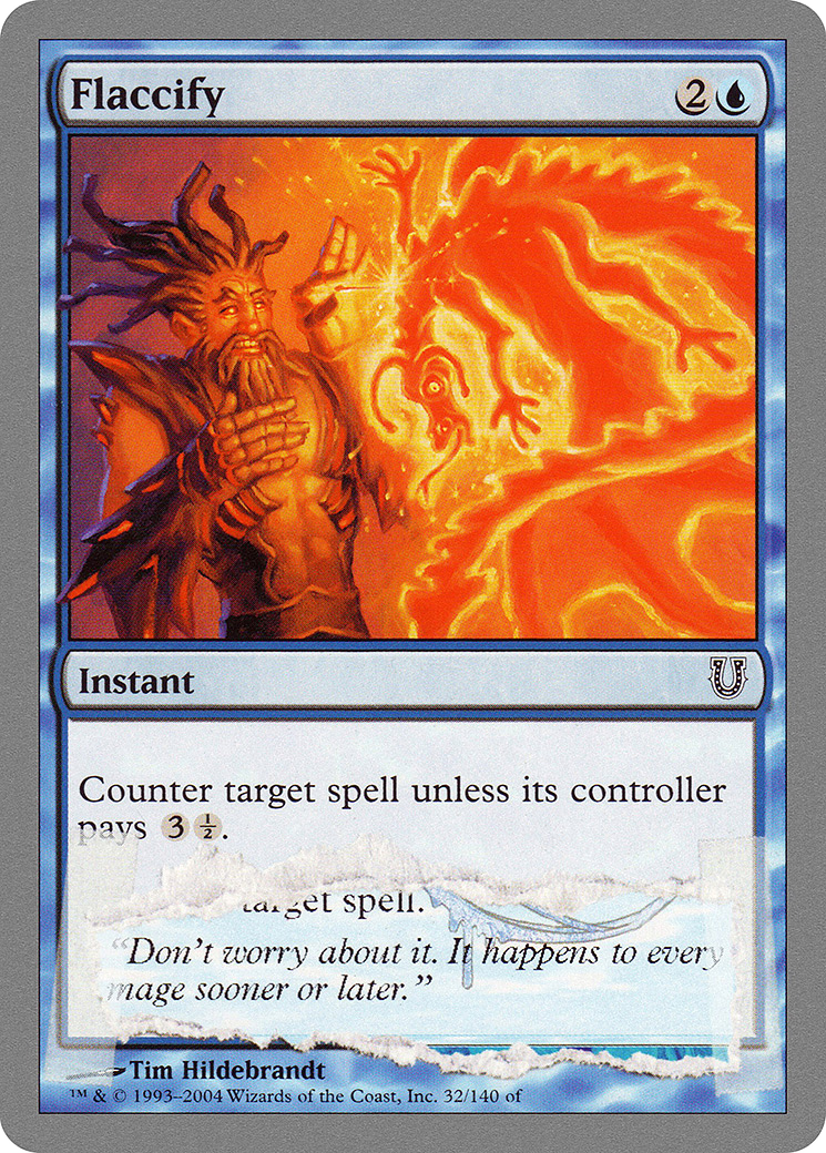 Flaccify (UNH-032) - Unhinged Foil - Game Nerdz